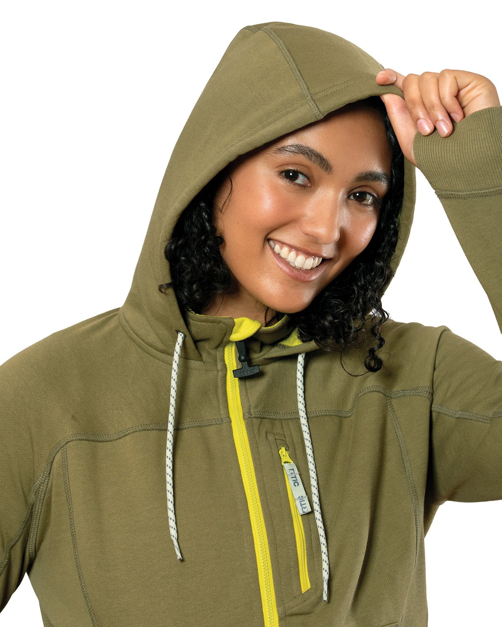 Women's Water-Repellent Full-Zip Hoodie