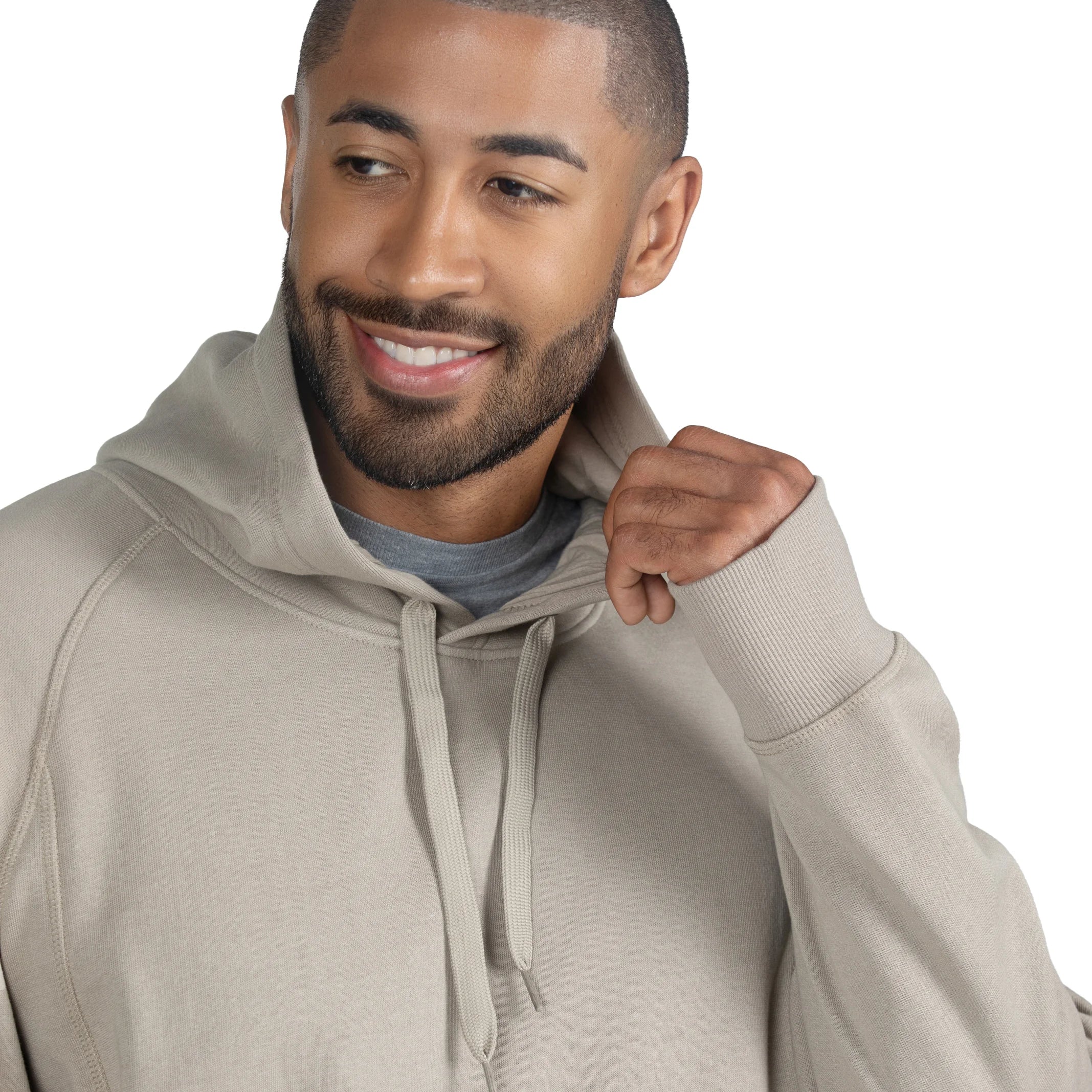 Water-Repellent Pullover Hoodie - Relaxed Fit