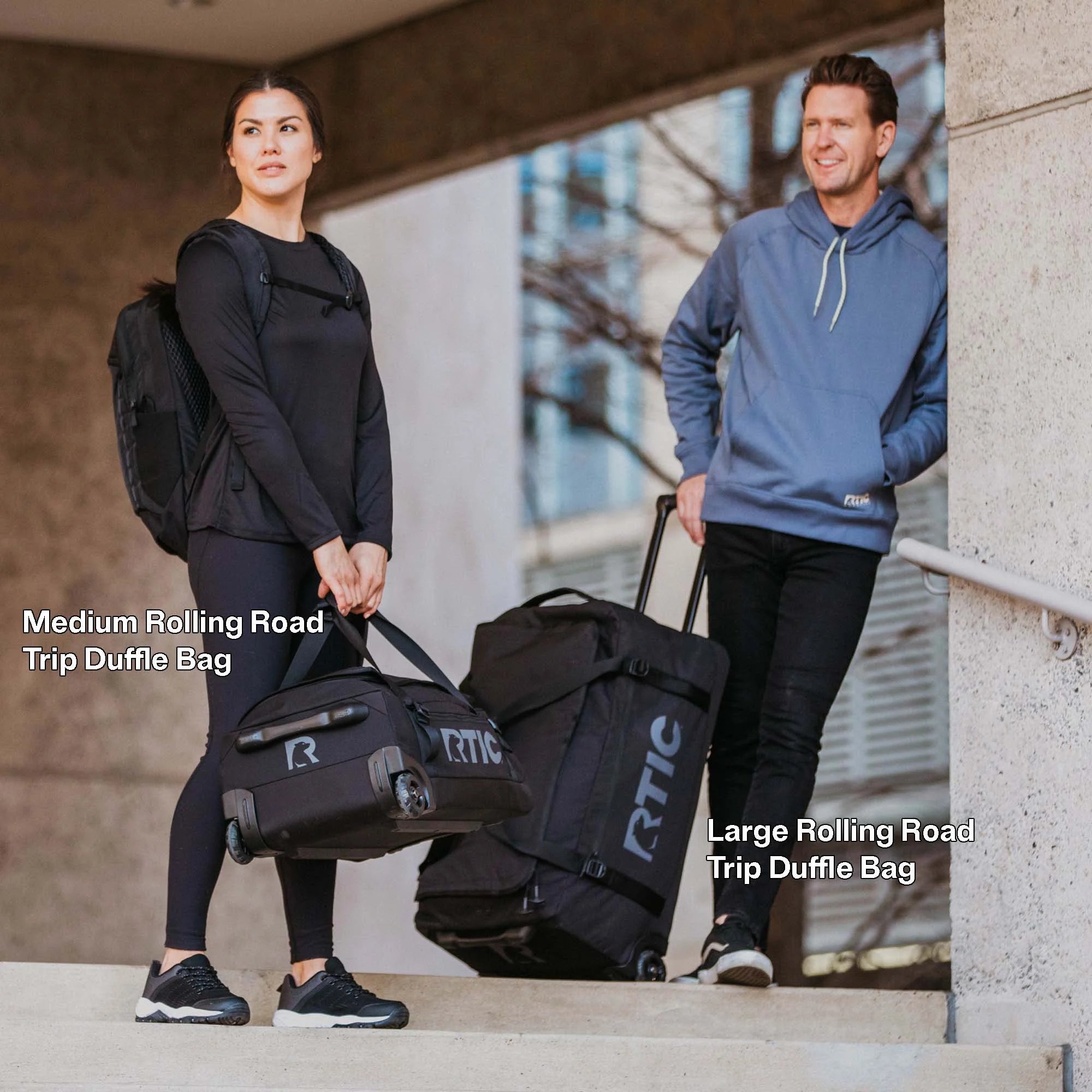 Road Trip Rolling Duffle Bag