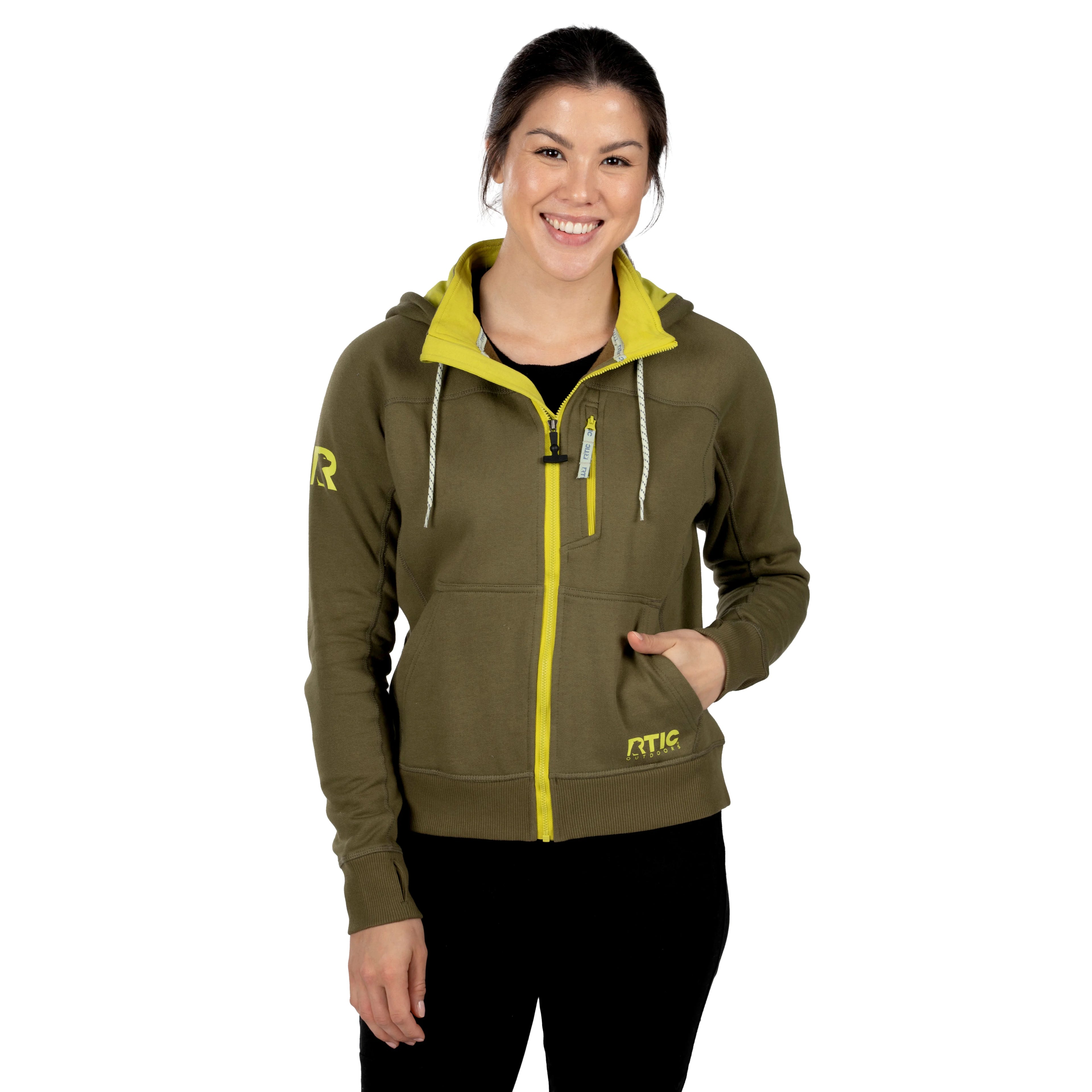 Women's Water-Repellent Full-Zip Hoodie