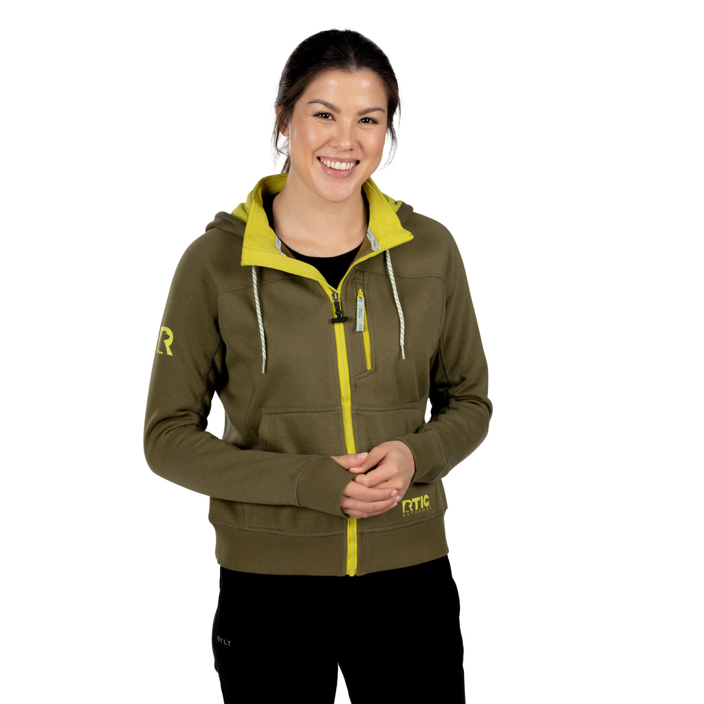 Women's Water-Repellent Full-Zip Hoodie