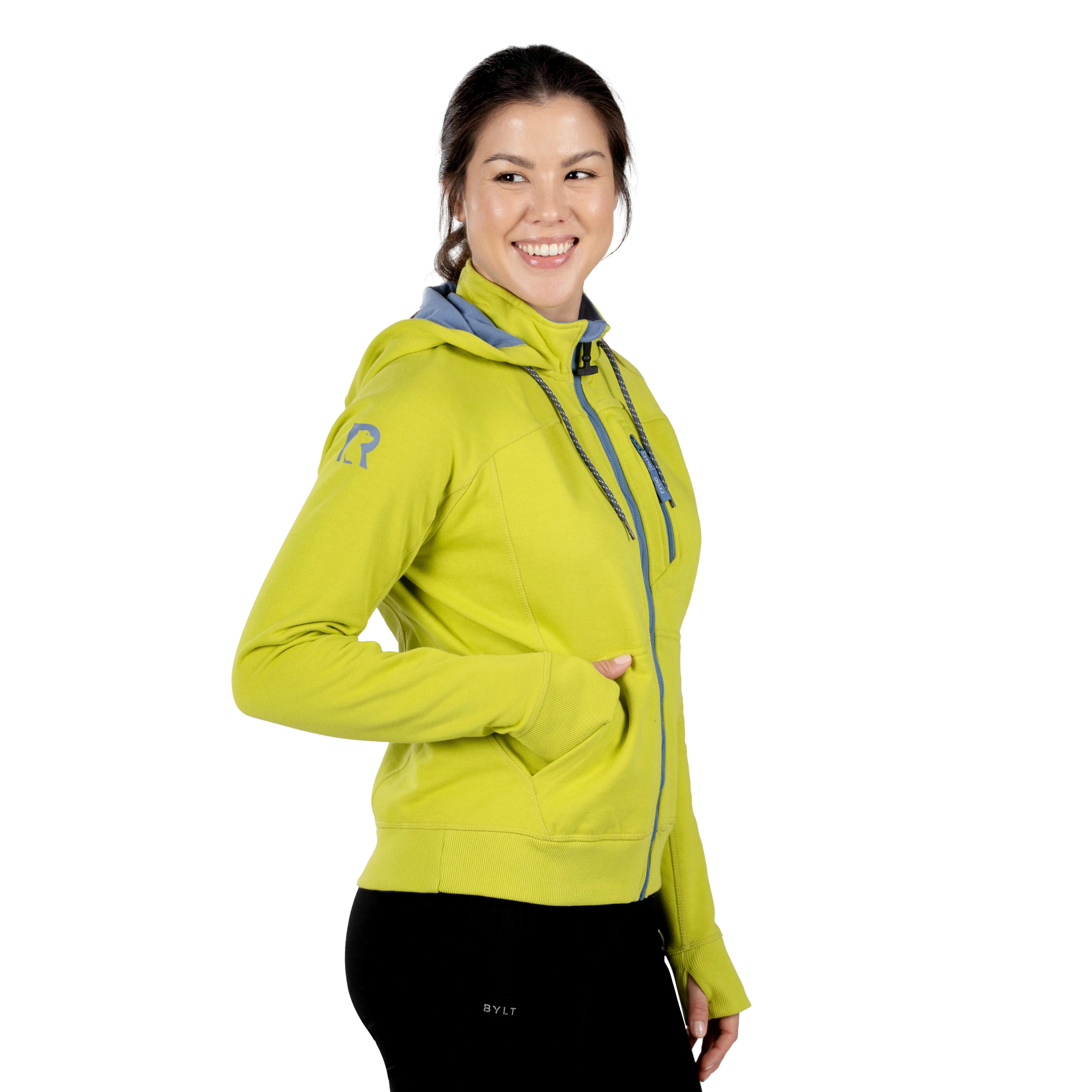 Women's Water-Repellent Full-Zip Hoodie