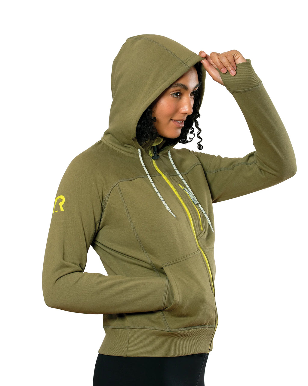 Women's Water-Repellent Full-Zip Hoodie