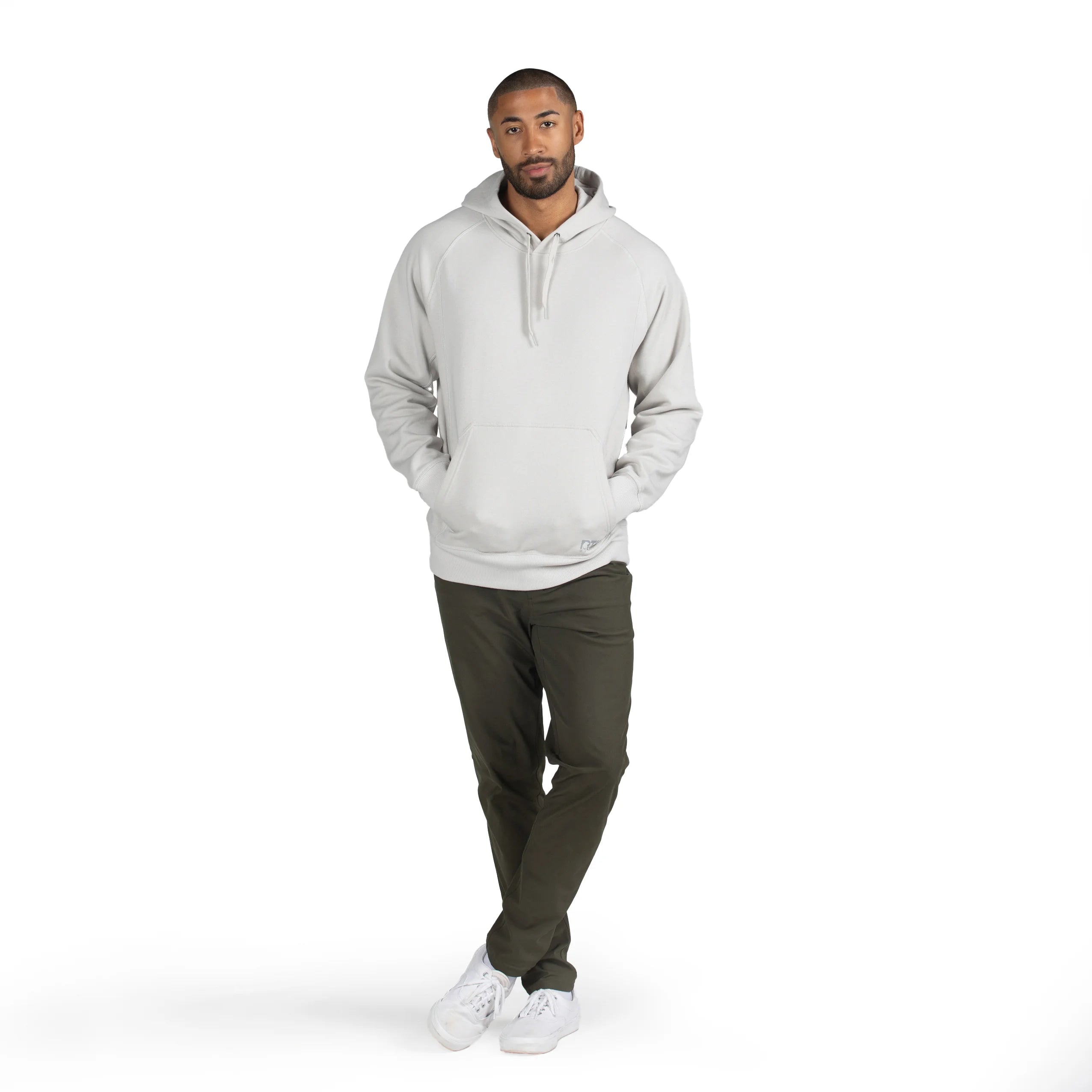 Water-Repellent Pullover Hoodie - Relaxed Fit