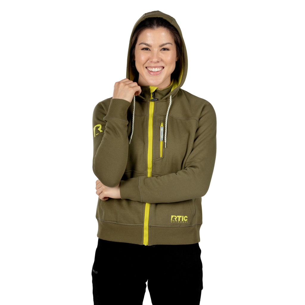 Women's Water-Repellent Full-Zip Hoodie