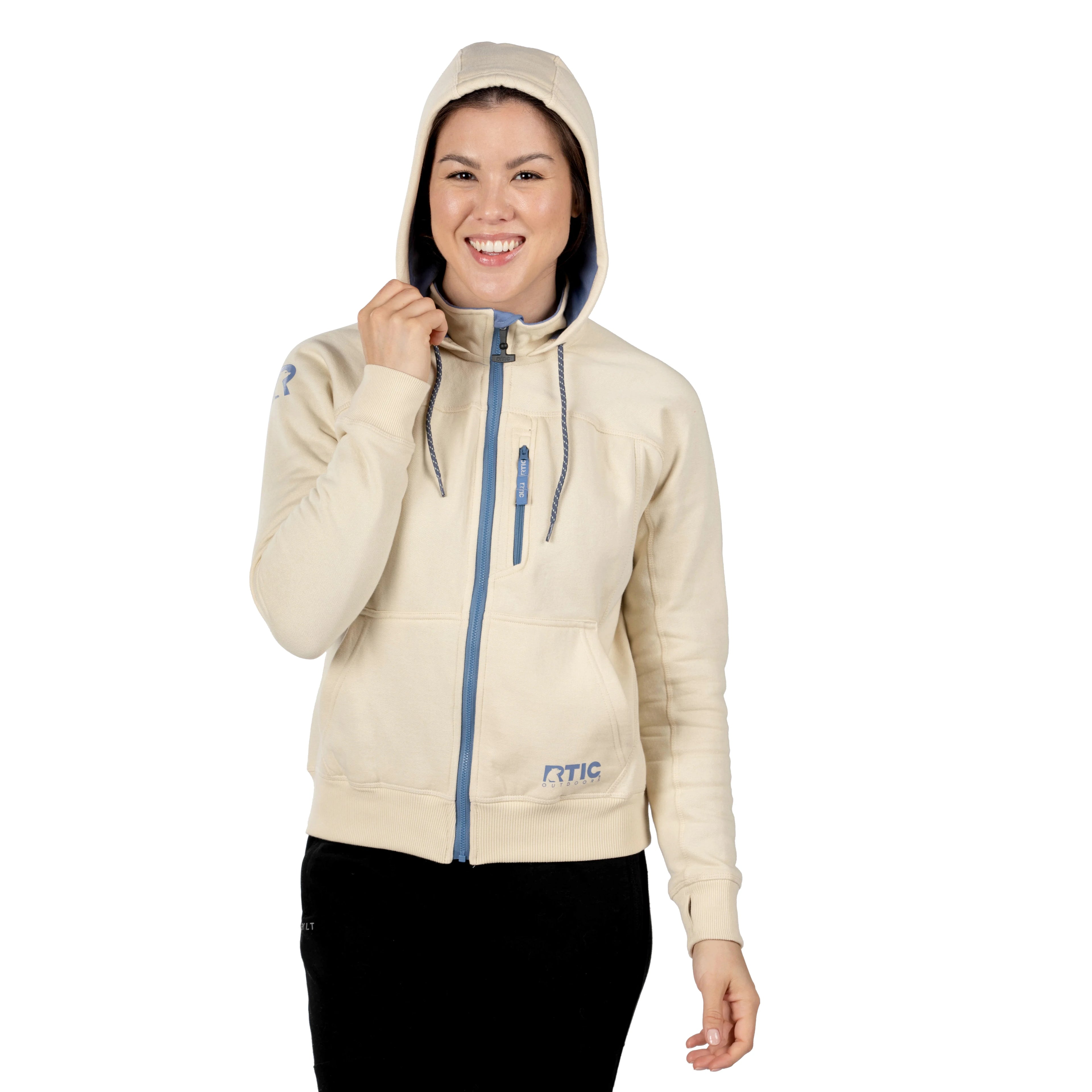 Women's Water-Repellent Full-Zip Hoodie