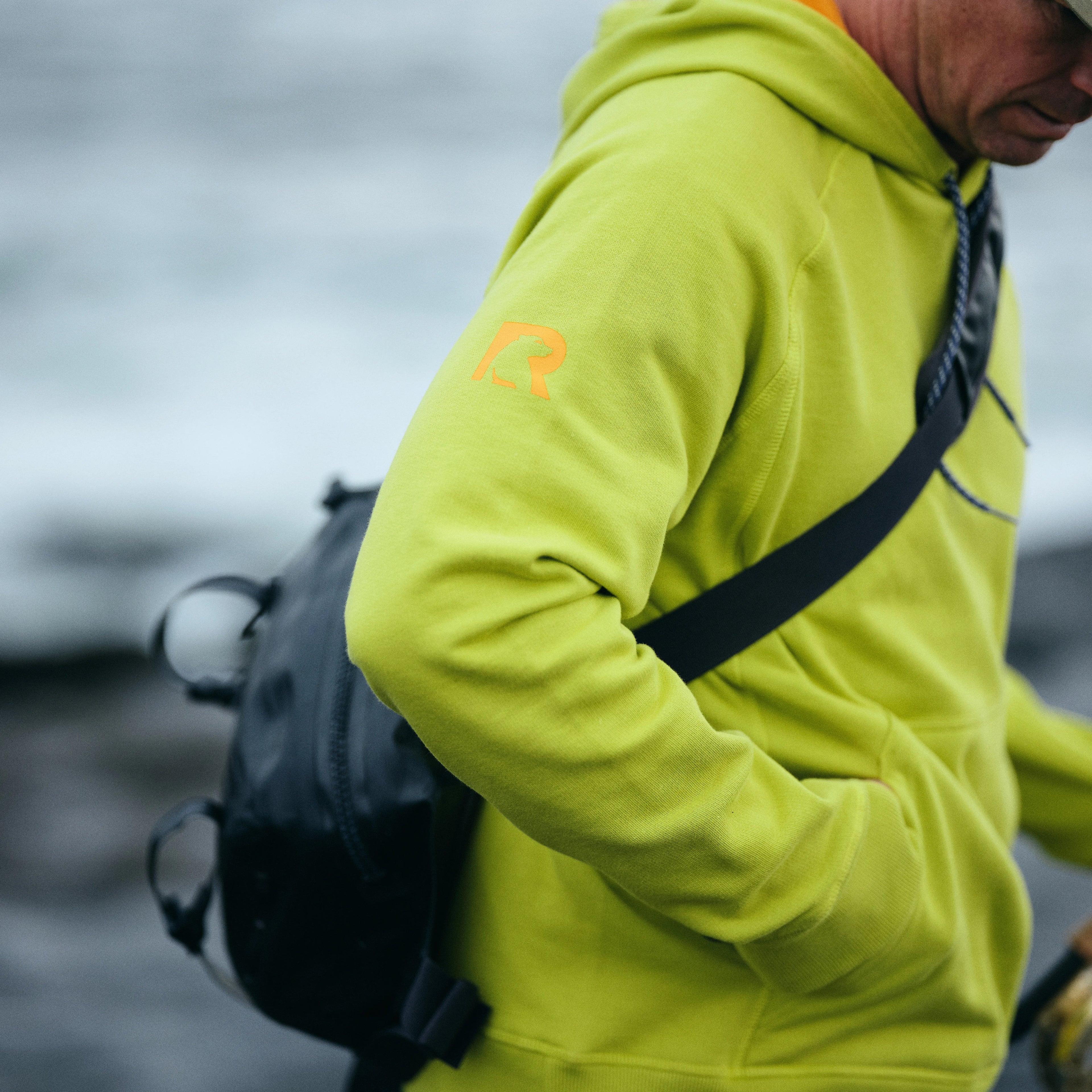 Water-Repellent Pullover Hoodie - Athletic Fit