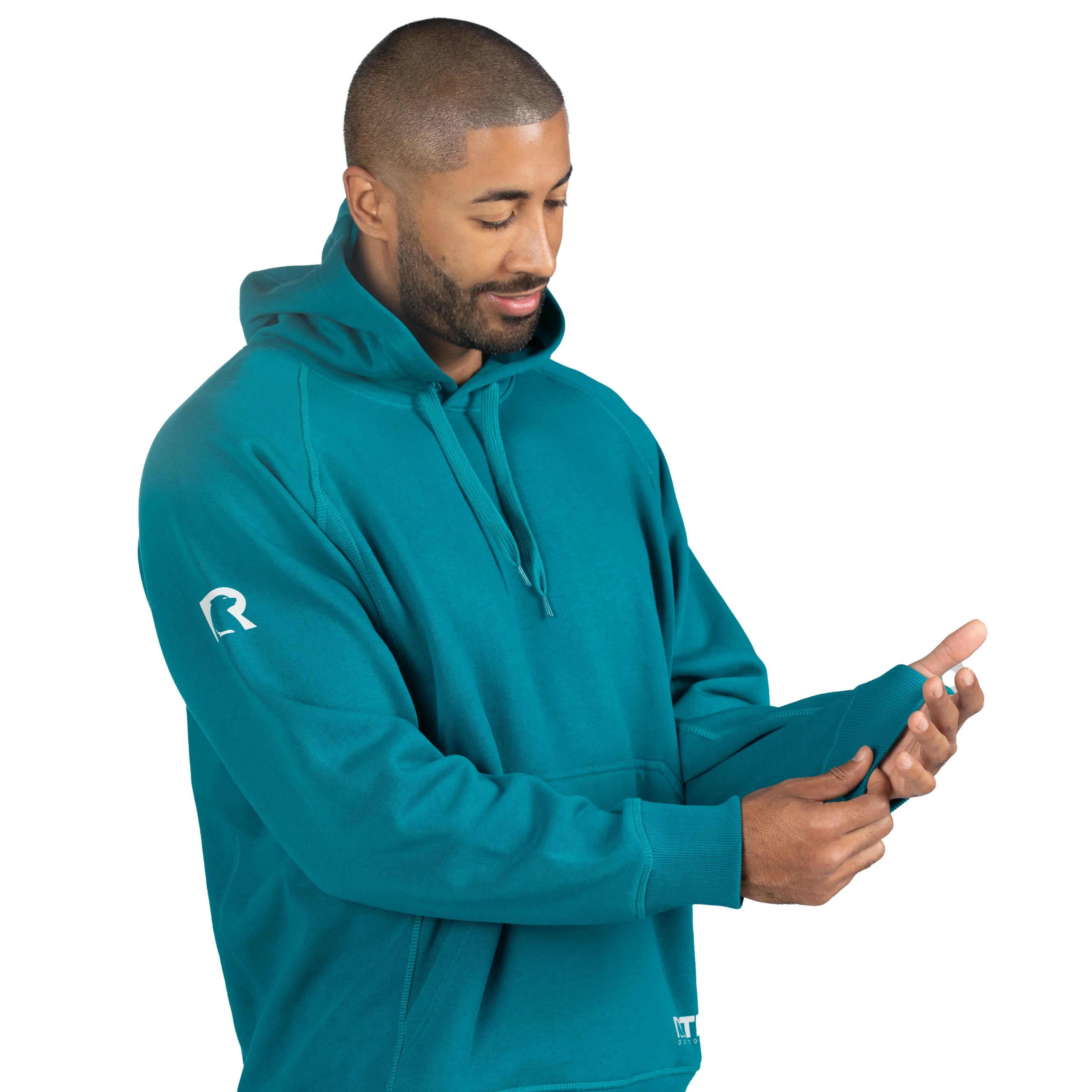 Water-Repellent Pullover Hoodie - Relaxed Fit