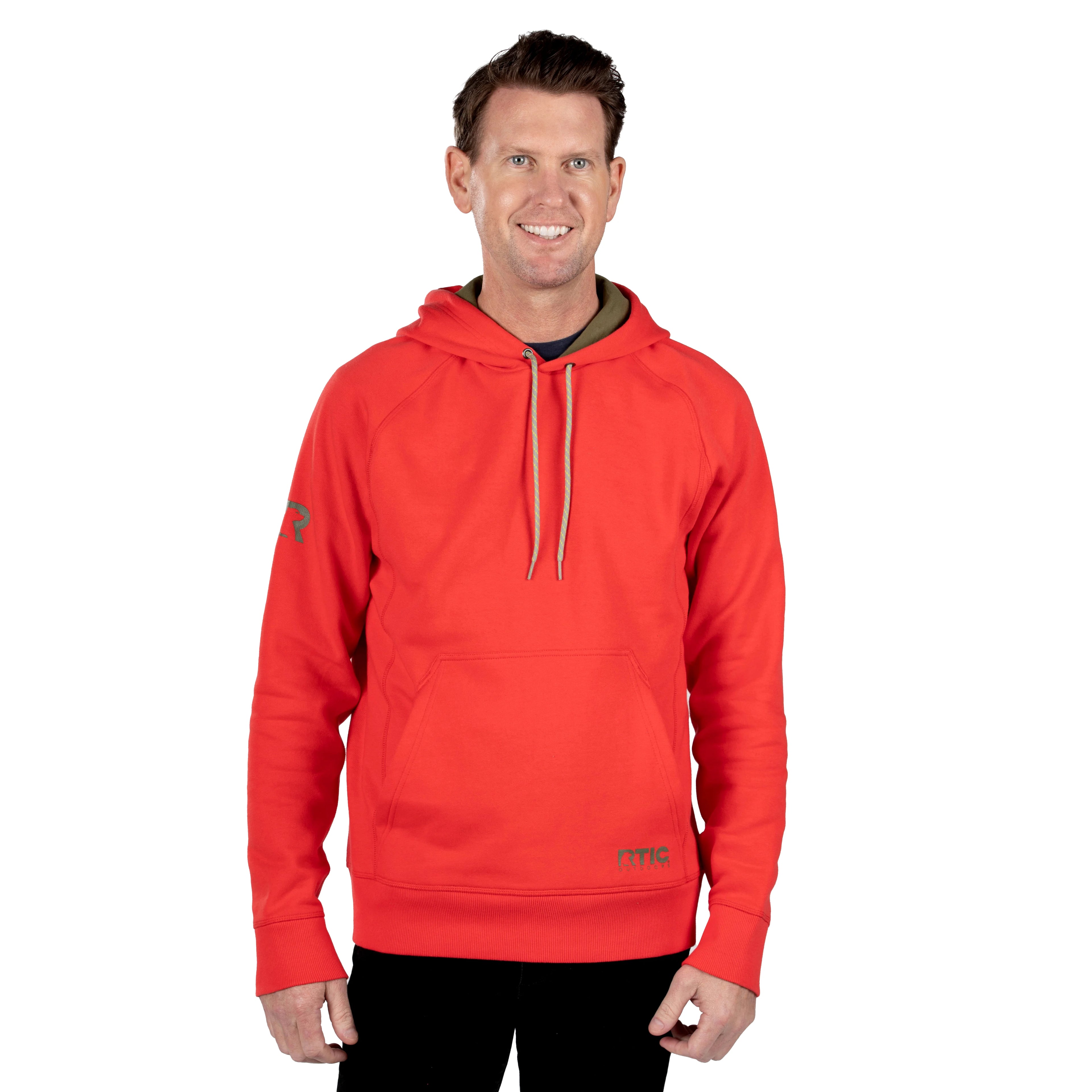 Water-Repellent Pullover Hoodie - Athletic Fit