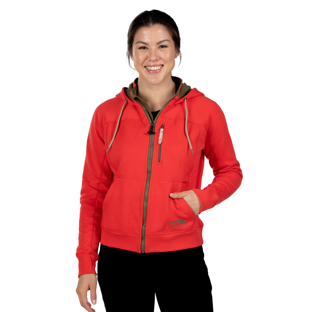 Women's Water-Repellent Full-Zip Hoodie