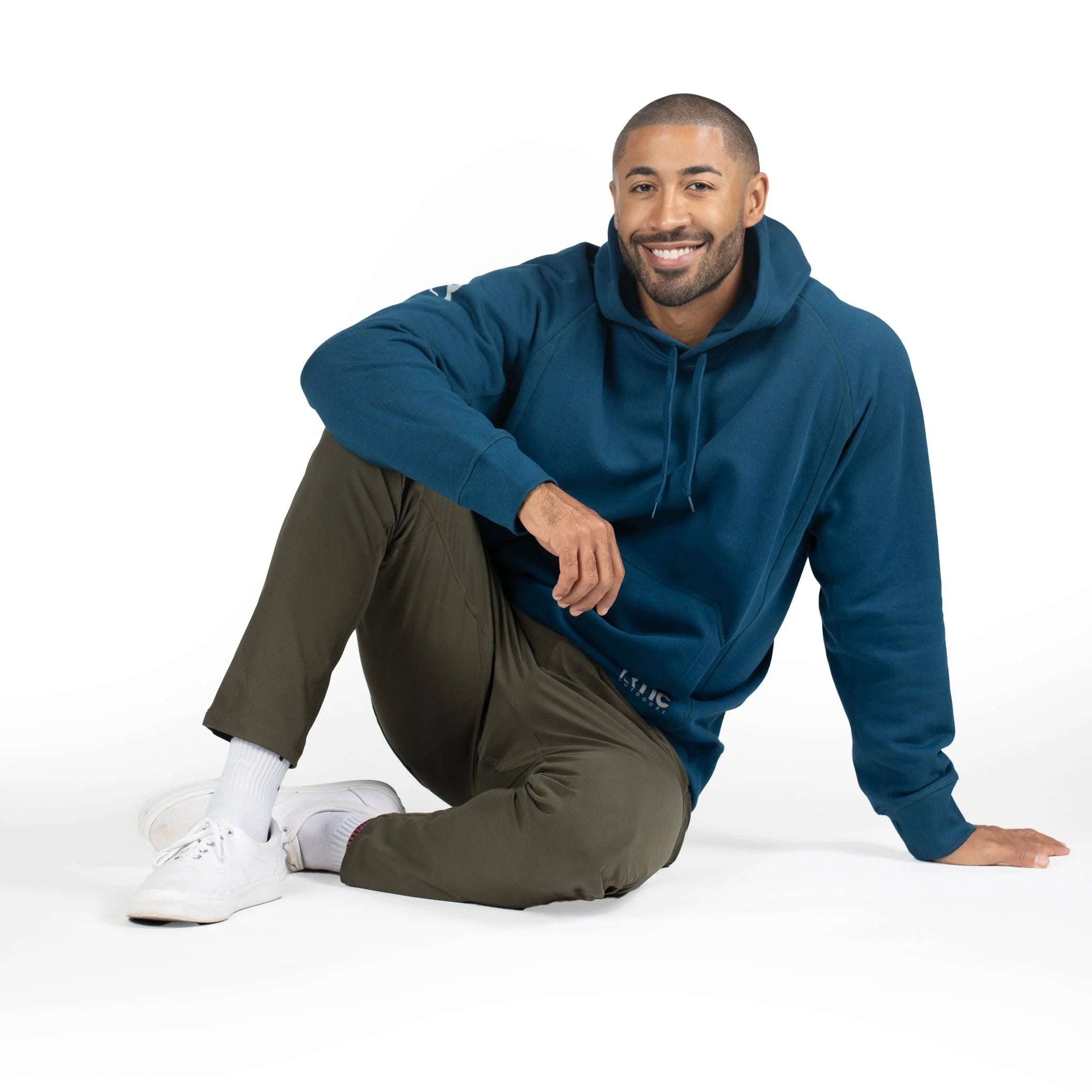 Water-Repellent Pullover Hoodie - Relaxed Fit
