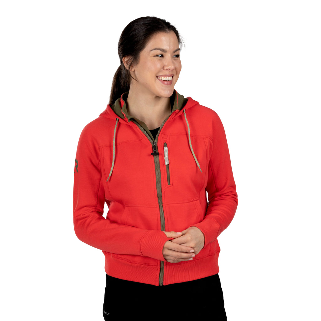 Women's Water-Repellent Full-Zip Hoodie