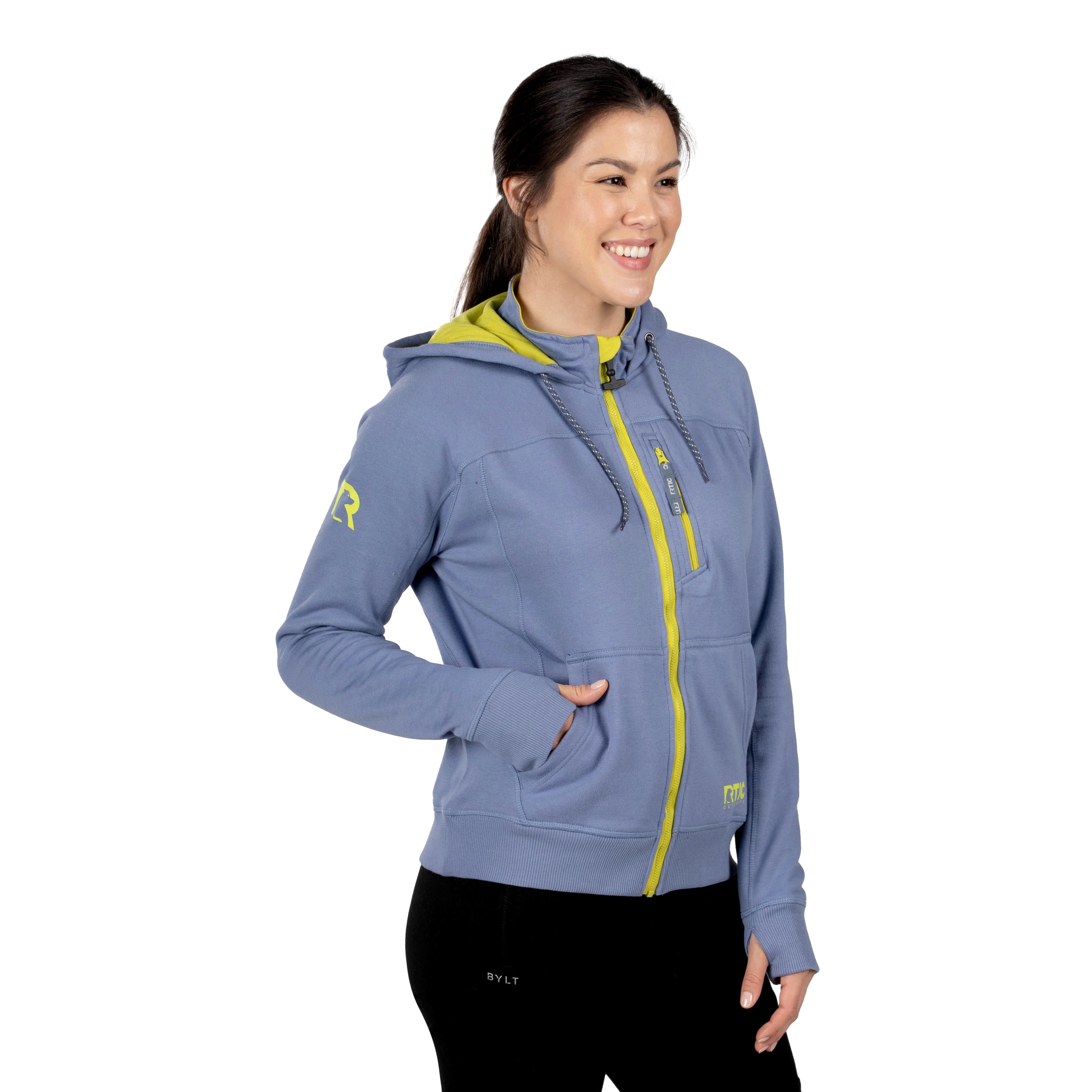 Women's Water-Repellent Full-Zip Hoodie